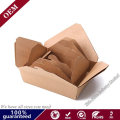 Custom Logo Printed PLA Biodegradable Brown Kraft Paper Salad Bowl Cup with Clear Window